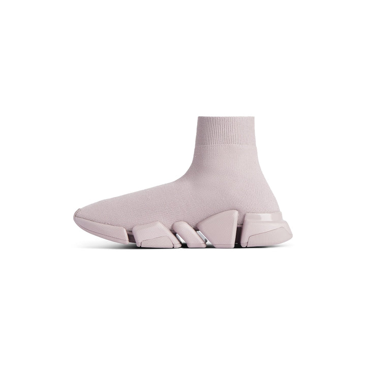 BALENCIAGA Women's Speed 2.0 Recycled Knit Sneaker in Faded Purple