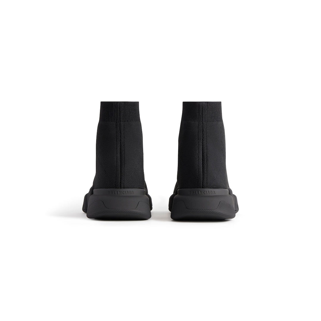 BALENCIAGA Men's Speed 2.0 Recycled Knit Sneaker in Black