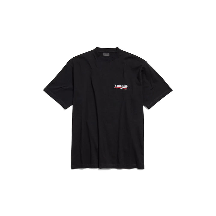 BALENCIAGA MEN'S POLITICAL CAMPAIGN T-SHIRT LARGE FIT