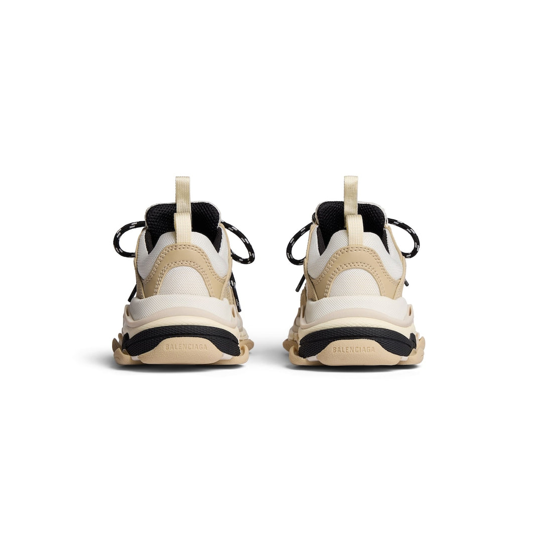 BALENCIAGA Kids - Triple S Sneaker in Beige/white