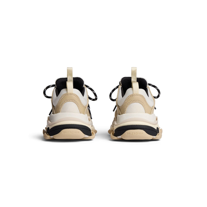 BALENCIAGA Kids - Triple S Sneaker in Beige/white