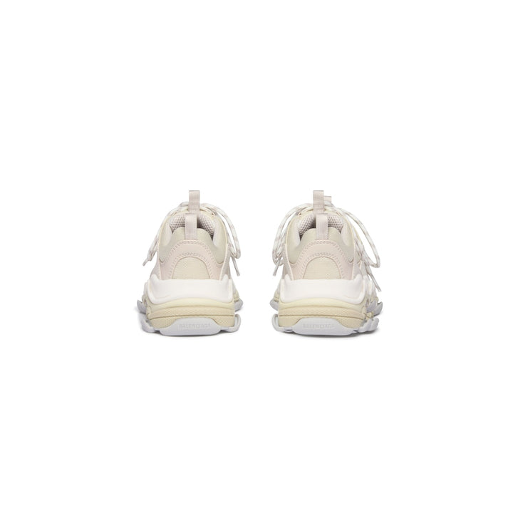 BALENCIAGA Kids - Triple S Sneaker in Beige/white