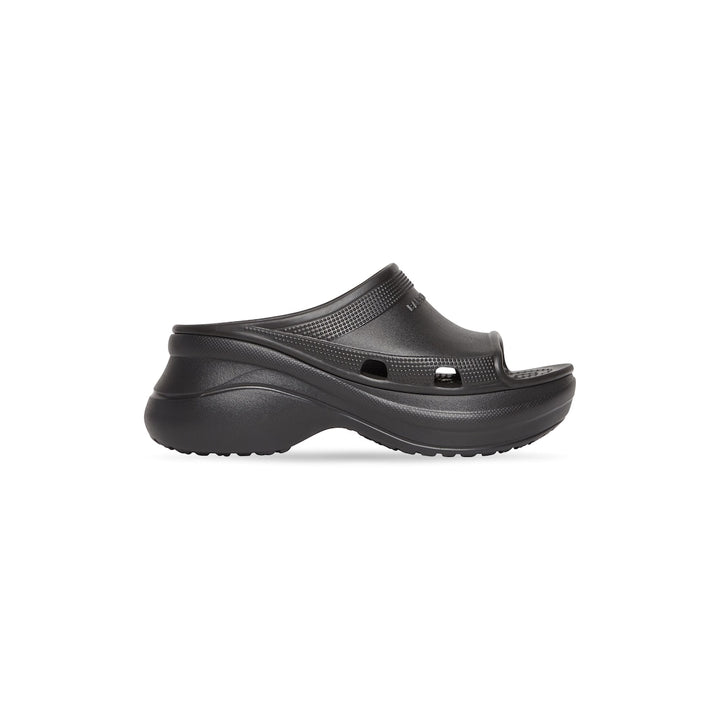 BALENCIAGA Women's Pool Crocs™ Slide Sandal in Black