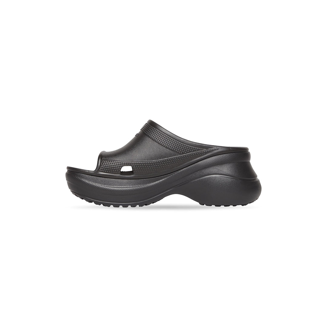 BALENCIAGA Women's Pool Crocs™ Slide Sandal in Black