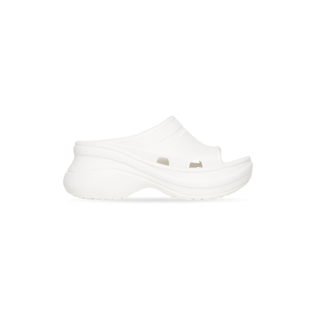 BALENCIAGA Women's Pool Crocs™ Slide Sandal in Black