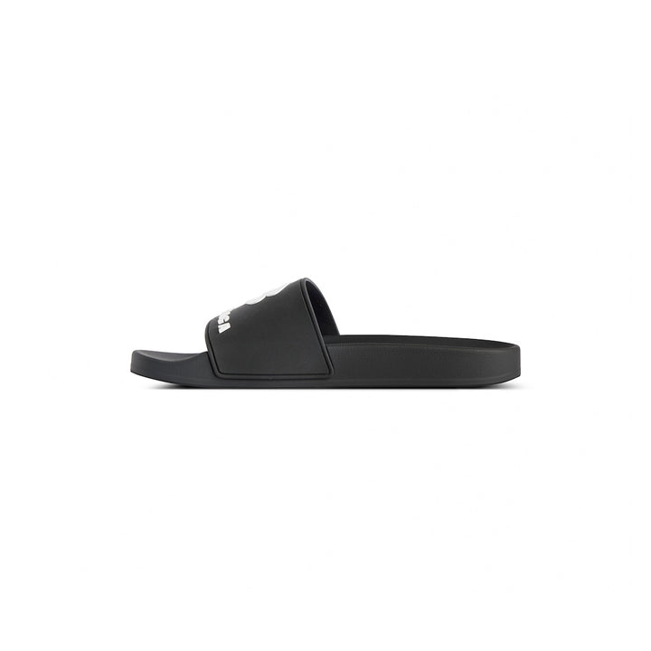 BALENCIAGA  Men's Pool Slide Sandal in Black/white