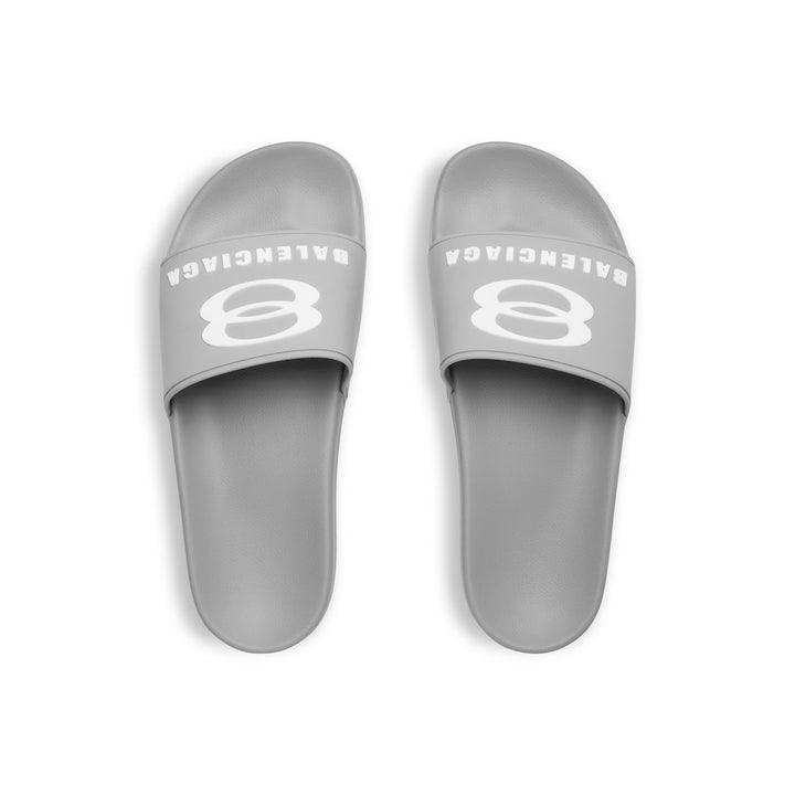 BALENCIAGA  Men's Pool Slide Sandal in Black/white