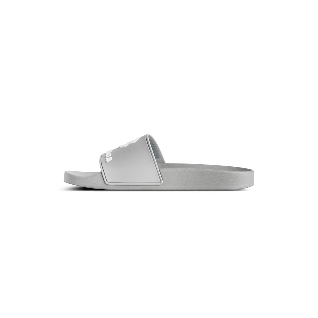BALENCIAGA  Men's Pool Slide Sandal in Black/white