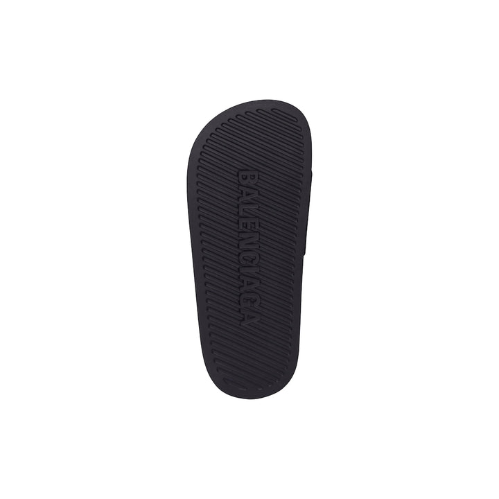 BALENCIAGA Kids - Pool Slide Sandal in Black