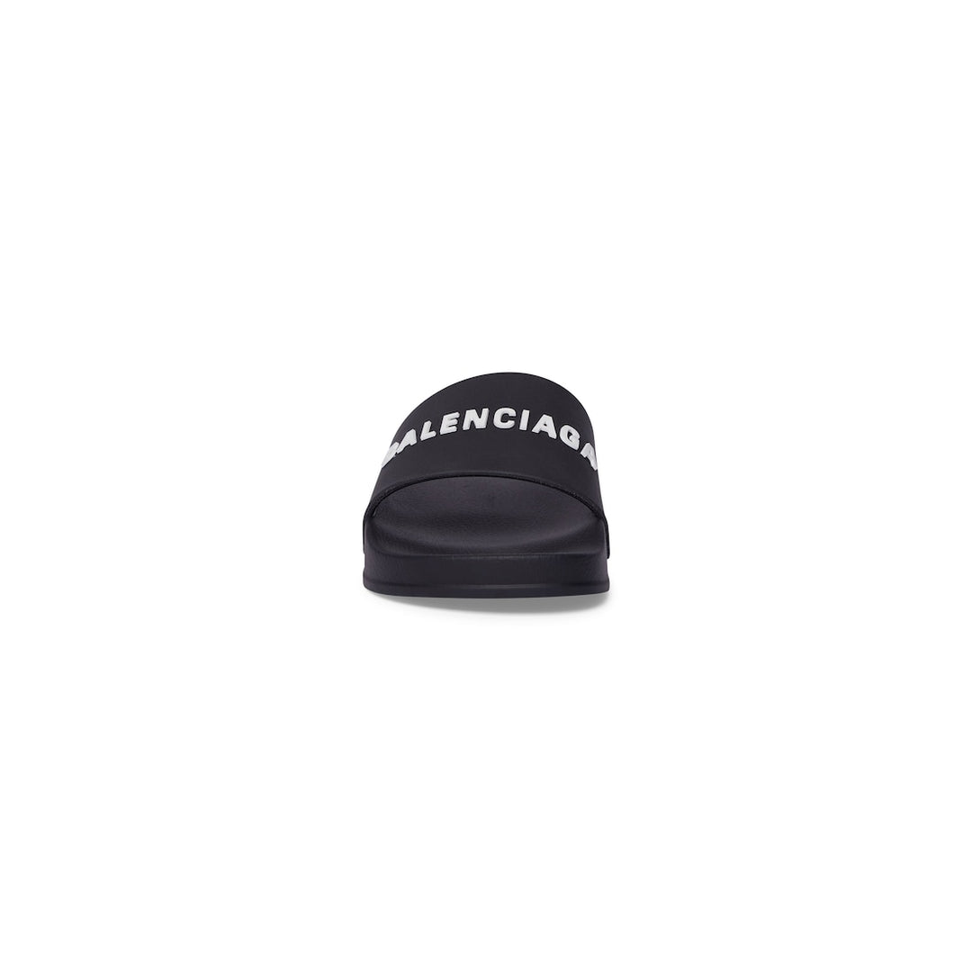 BALENCIAGA Kids - Pool Slide Sandal in Black