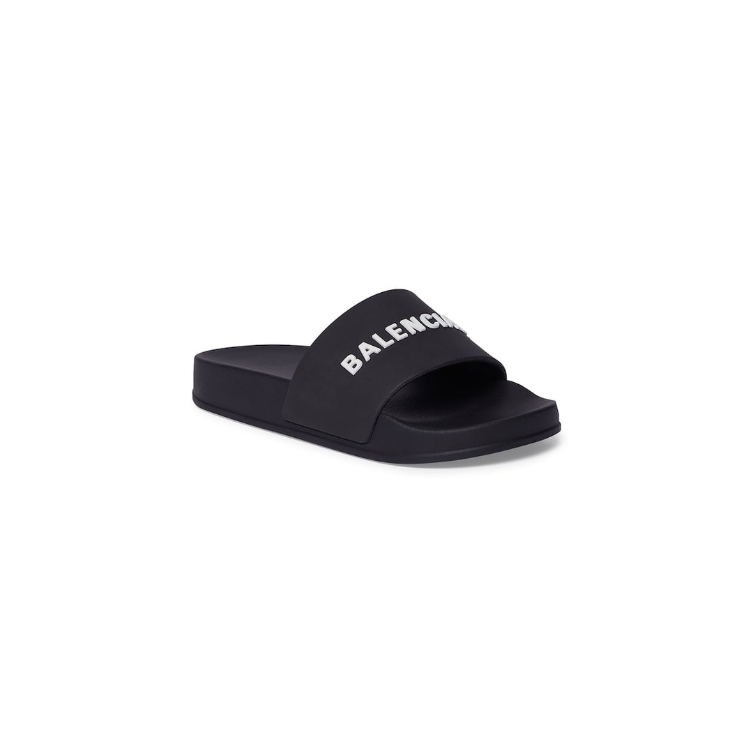 BALENCIAGA Kids - Pool Slide Sandal in Black
