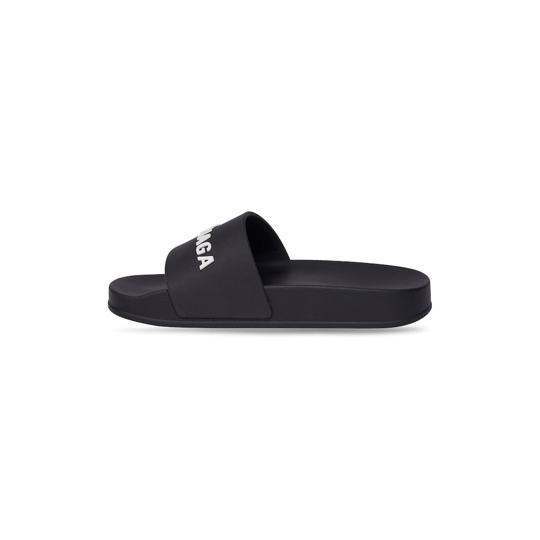 BALENCIAGA Kids - Pool Slide Sandal in Black