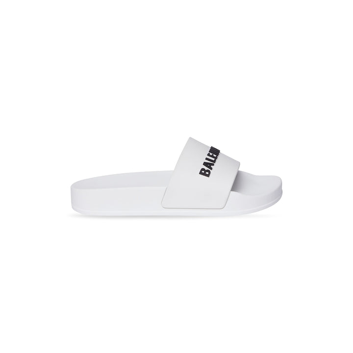 BALENCIAGA Kids - Pool Slide Sandal in White