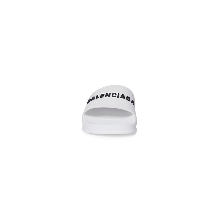 BALENCIAGA Kids - Pool Slide Sandal in White