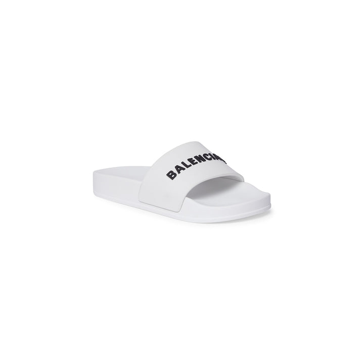 BALENCIAGA Kids - Pool Slide Sandal in White
