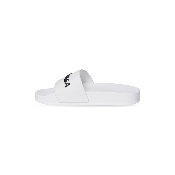 BALENCIAGA Kids - Pool Slide Sandal in White
