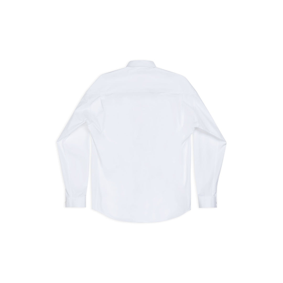 BALENCIAGA Men's Cocoon Shirt in White