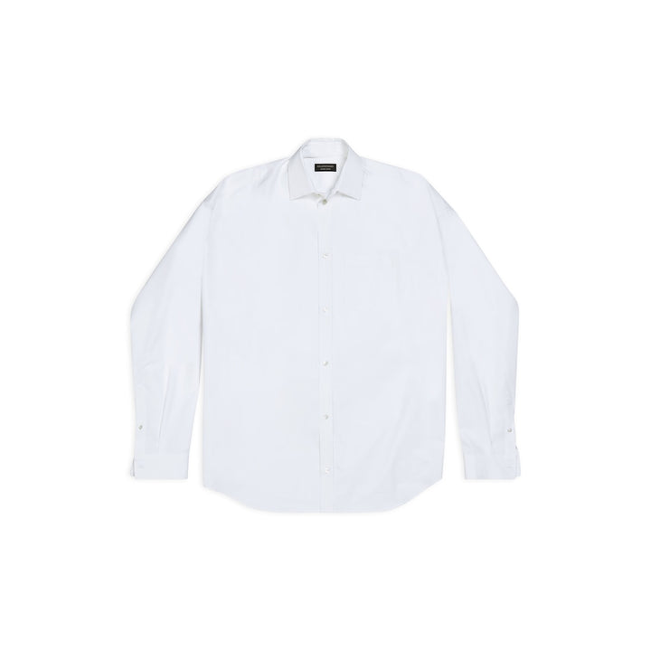 BALENCIAGA Men's Cocoon Shirt in White