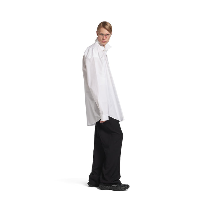 BALENCIAGA Men's Cocoon Shirt in White