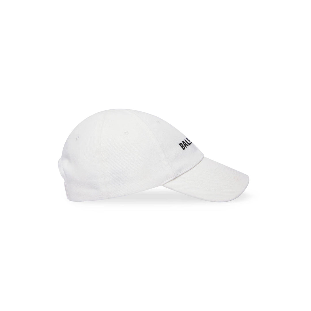 BALENCIAGA KIDS - BALENCIAGA CAP IN WHITE