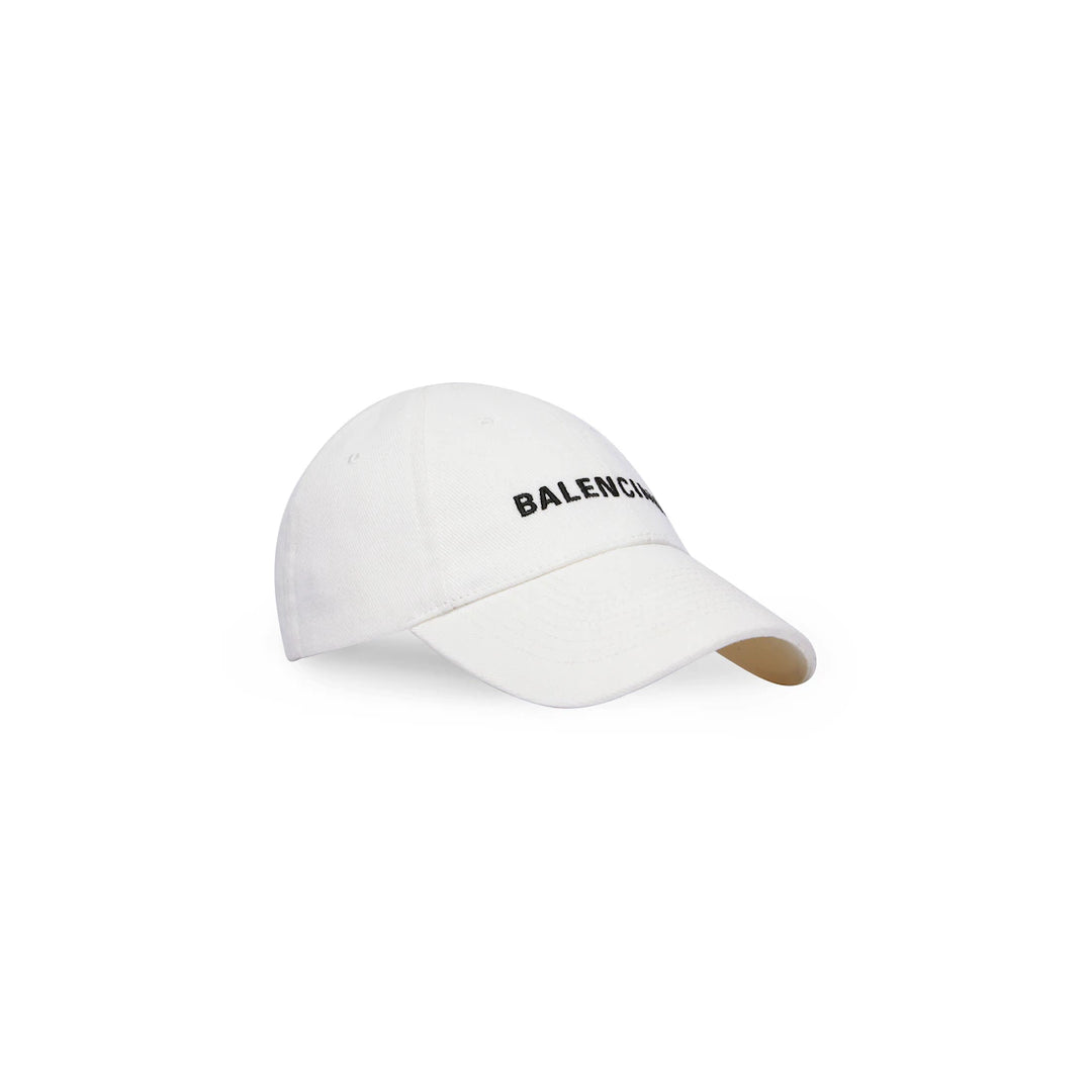 BALENCIAGA KIDS - BALENCIAGA CAP IN WHITE