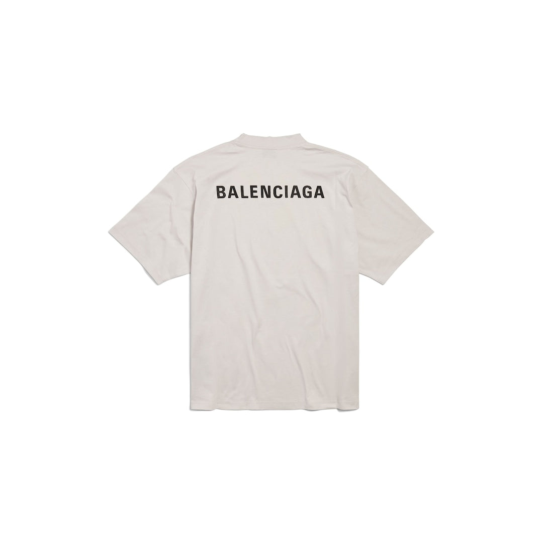 BALENCIAGA New Balenciaga Back T-shirt Medium Fit in Black