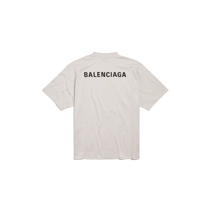 BALENCIAGA New Balenciaga Back T-shirt Medium Fit in Black