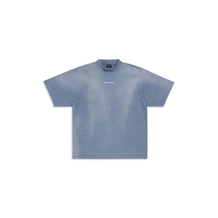 BALENCIAGA New Balenciaga Back T-shirt Medium Fit in Black