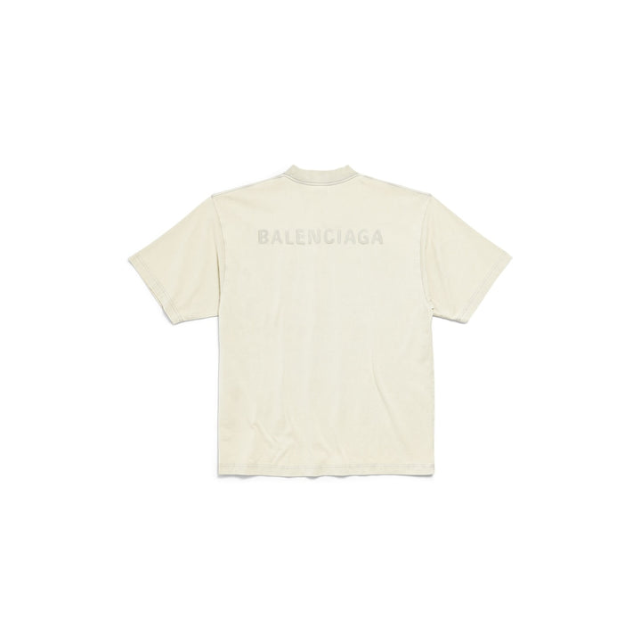 BALENCIAGA New Balenciaga Back T-shirt Medium Fit in Black