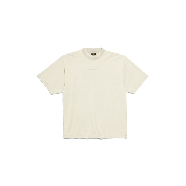 BALENCIAGA New Balenciaga Back T-shirt Medium Fit in Black