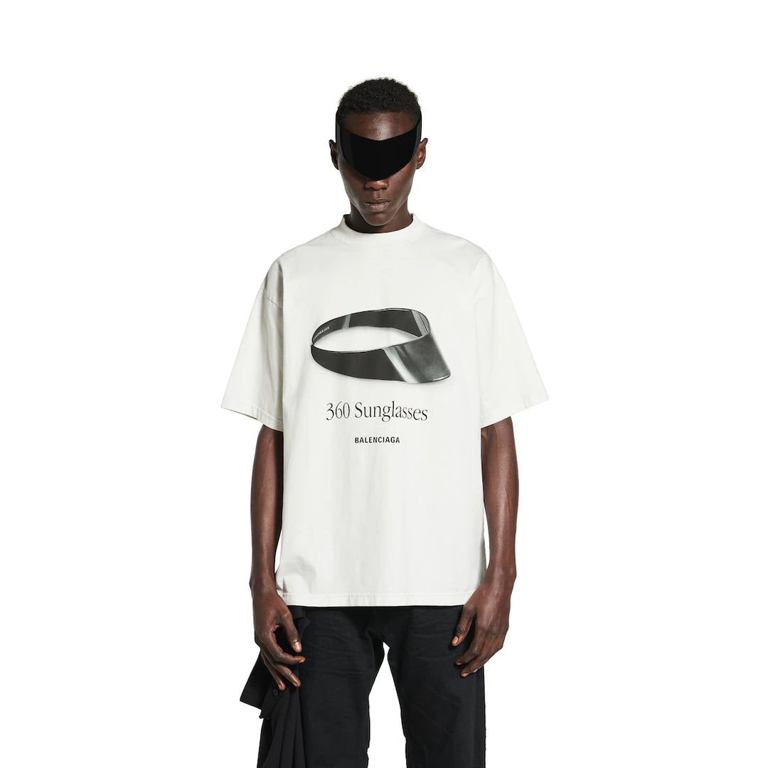 BALENCIAGA MEN'S 360 SUNGLASSES T-SHIRT MEDIUM FIT