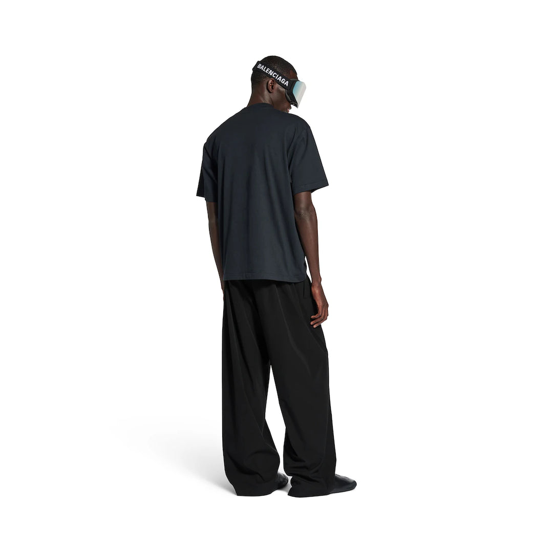 BALENCIAGA MEN'S NANO BB T-SHIRT MEDIUM FIT