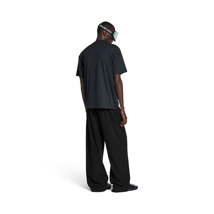 BALENCIAGA MEN'S NANO BB T-SHIRT MEDIUM FIT