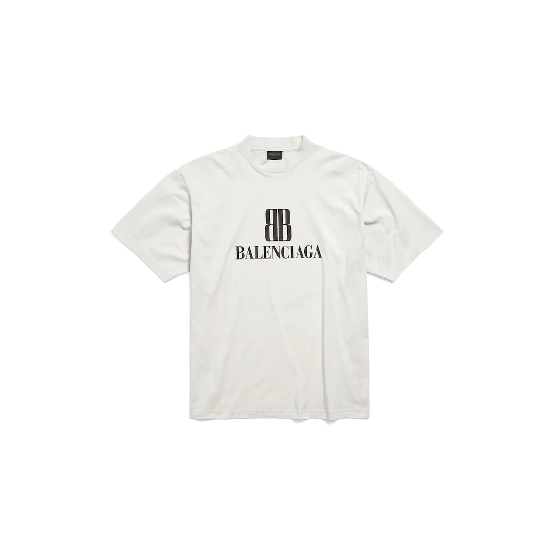 BALENCIAGA MEN'S NANO BB T-SHIRT MEDIUM FIT