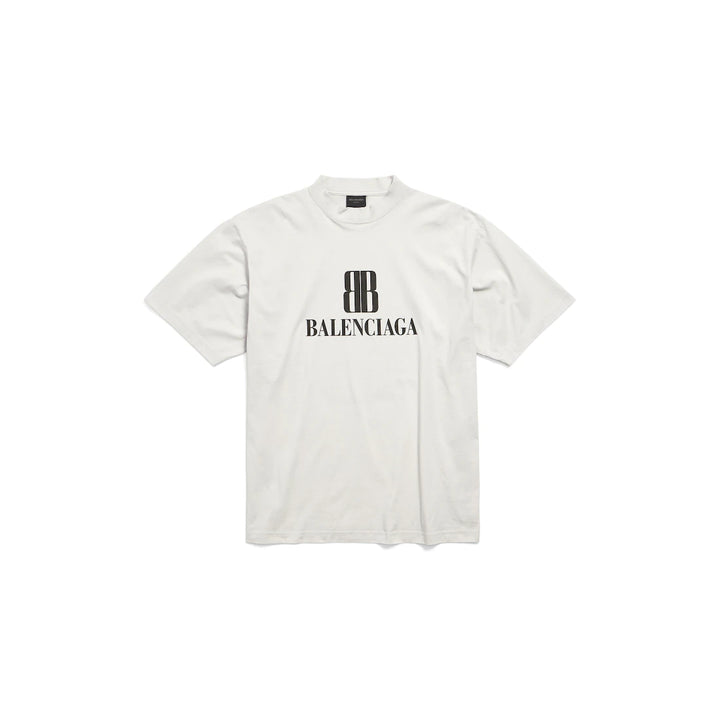 BALENCIAGA MEN'S NANO BB T-SHIRT MEDIUM FIT