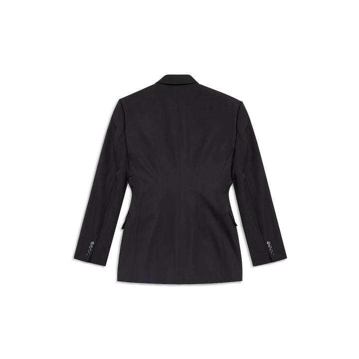 BALENCIAGA Women's Cinched Jacket in Black