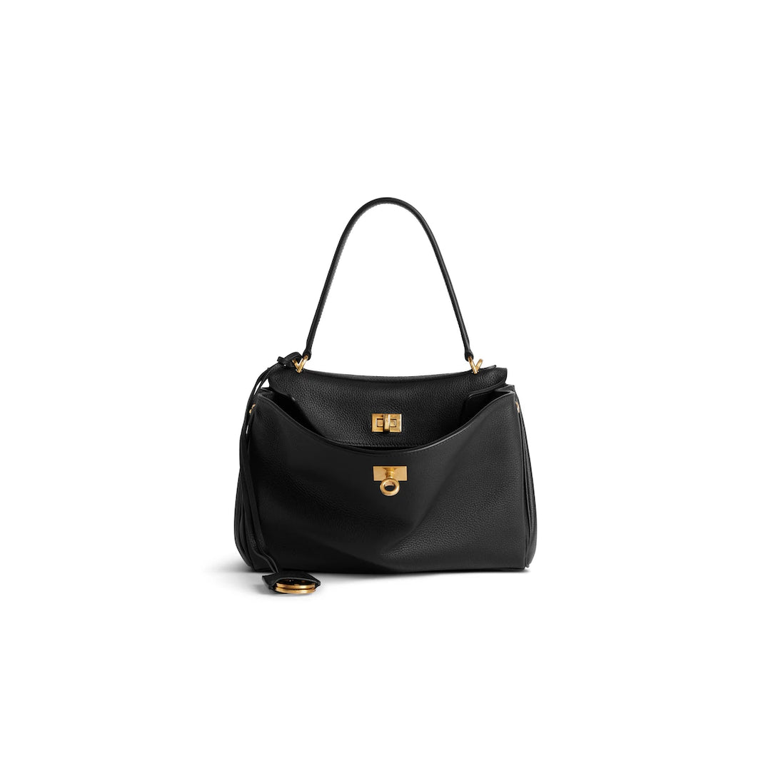 BALENCIAGA WOMEN'S RODEO HANDBAG SMALL GRAINED CALFSKIN