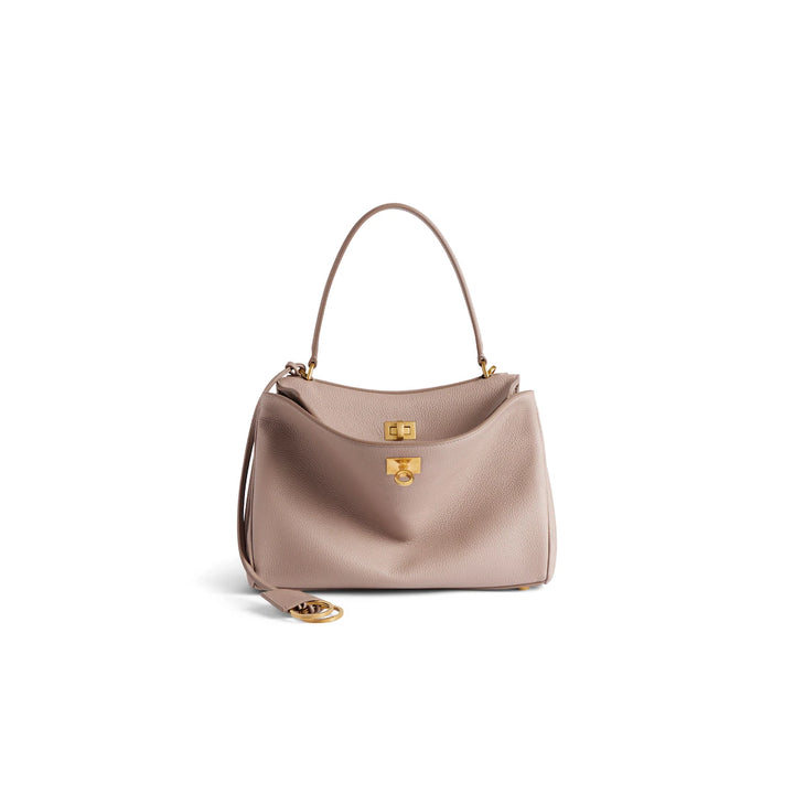 BALENCIAGA WOMEN'S RODEO HANDBAG SMALL GRAINED CALFSKIN