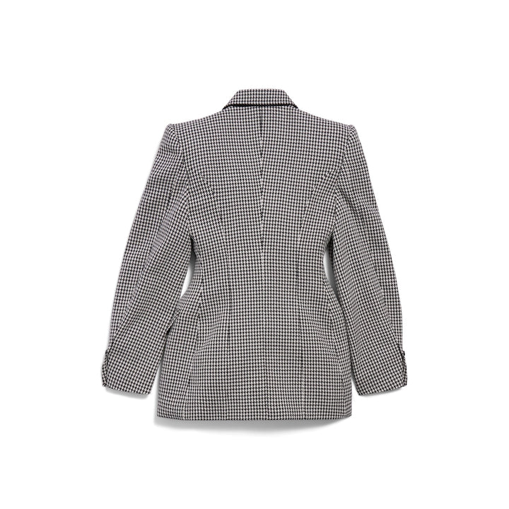 BALENCIAGA Women's Hourglass Jacket in Black/white