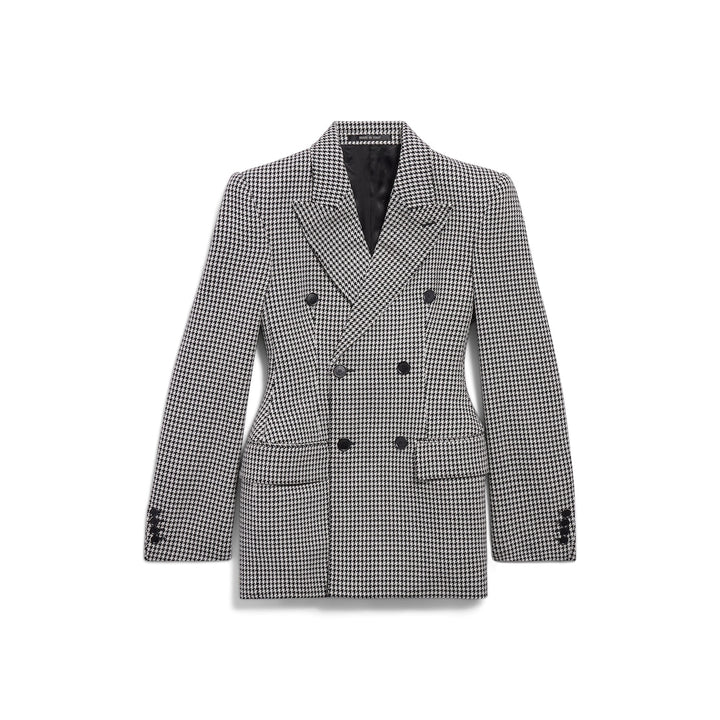 BALENCIAGA Women's Hourglass Jacket in Black/white