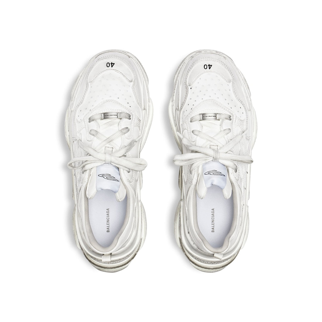 BALENCIAGA Women's Triple S Sporty Sneaker in White