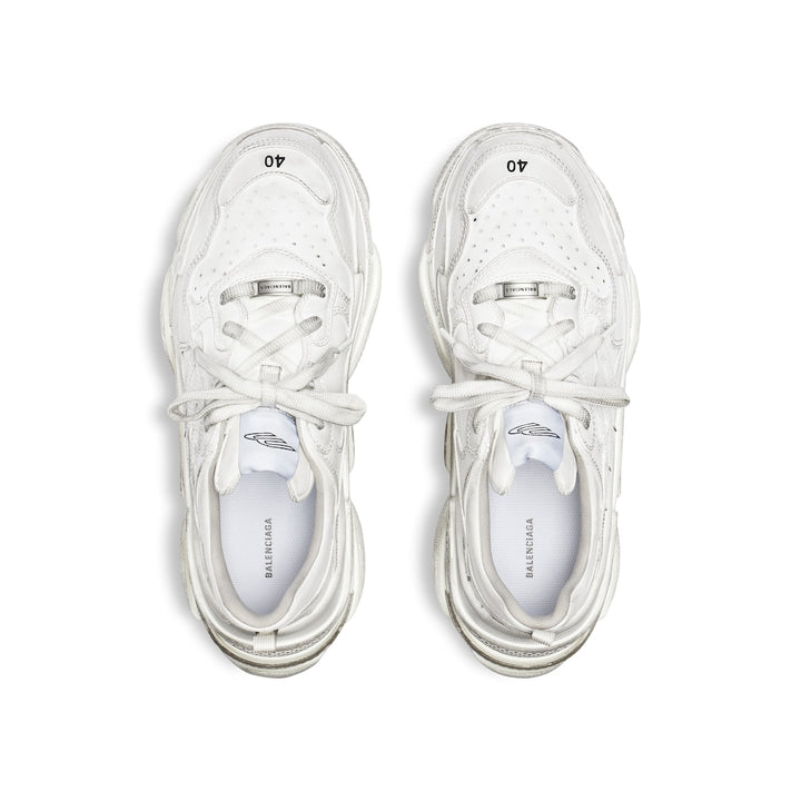 BALENCIAGA Women's Triple S Sporty Sneaker in White