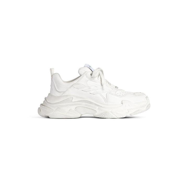 BALENCIAGA Women's Triple S Sporty Sneaker in White