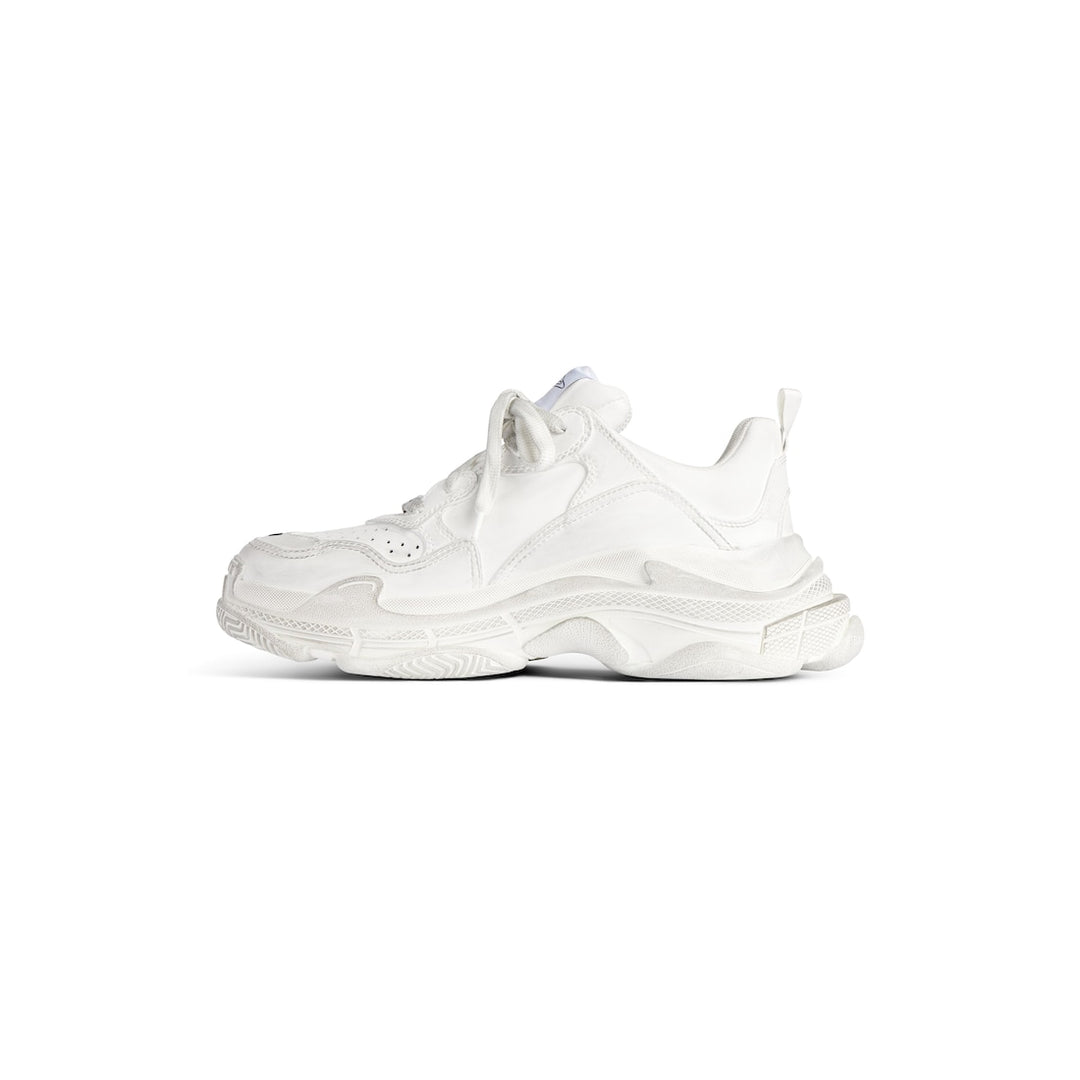 BALENCIAGA Women's Triple S Sporty Sneaker in White