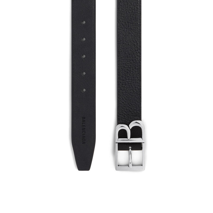 BALENCIAGA Men's Classic B Belt in Black