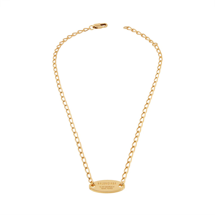 BALENCIAGA EVERYDAY NECKLACE IN GOLD