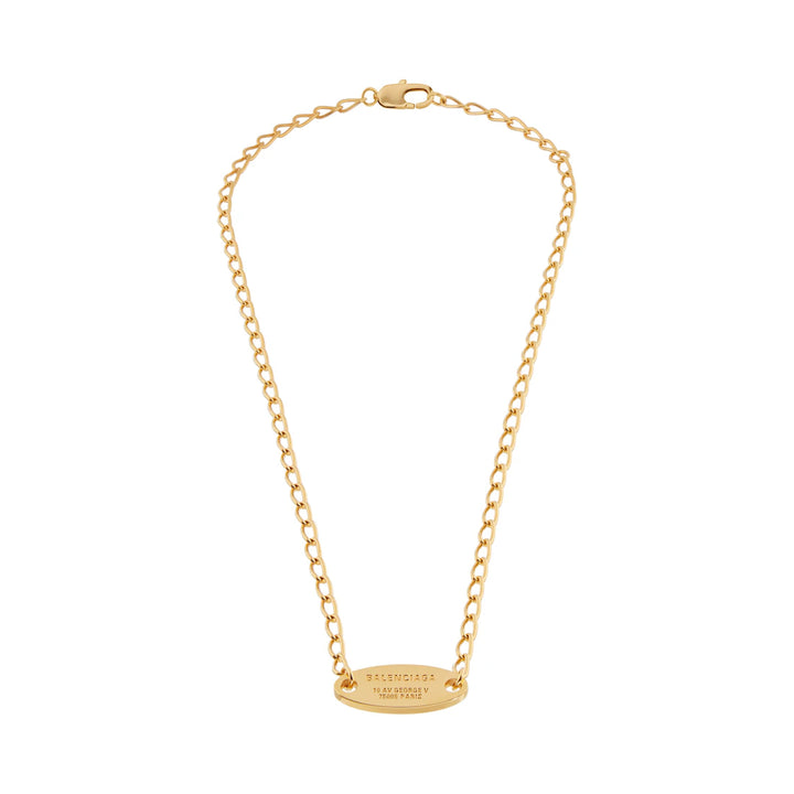 BALENCIAGA EVERYDAY NECKLACE IN GOLD