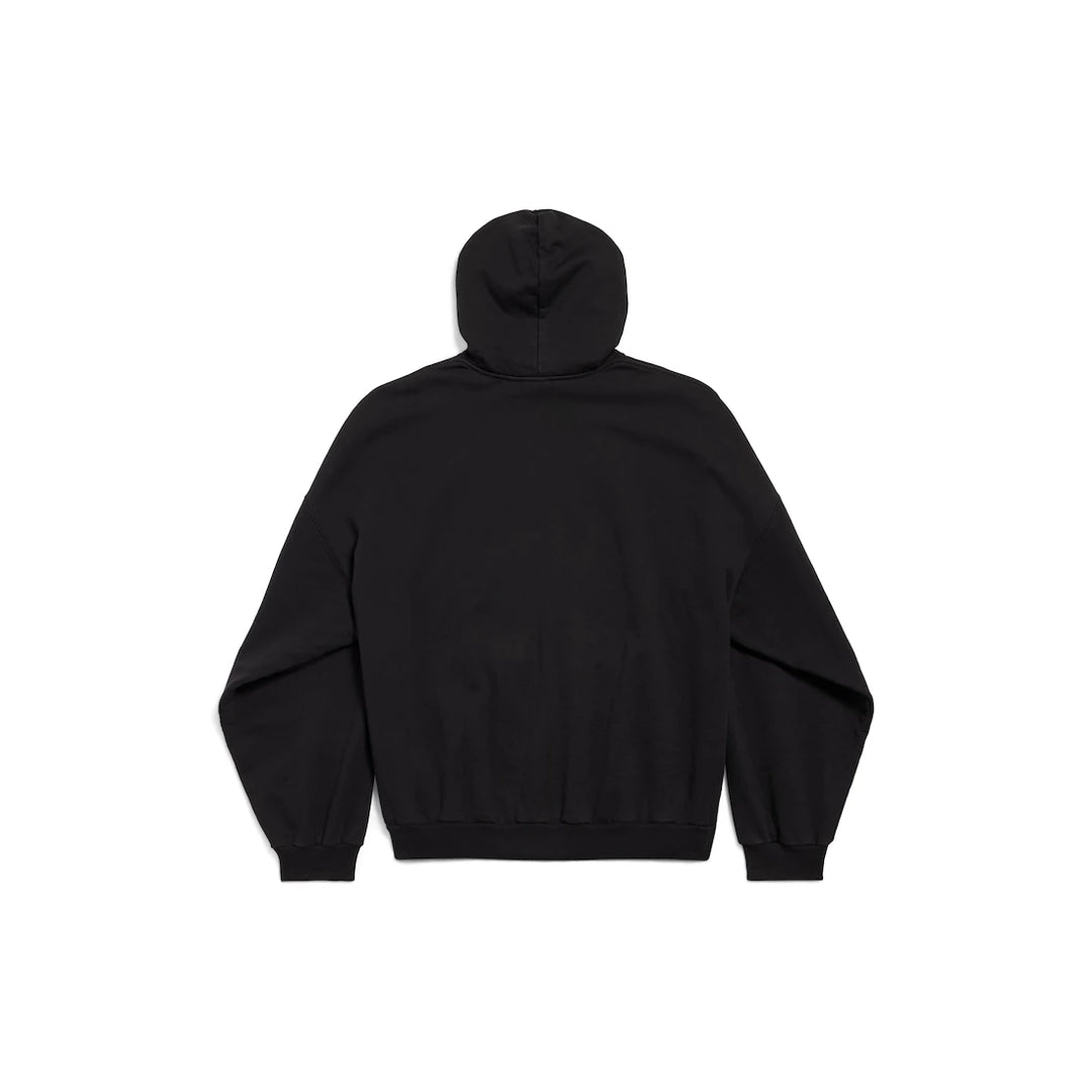 BALENCIAGA MEN'S BB GARDEROBE HOODIE LARGE FIT