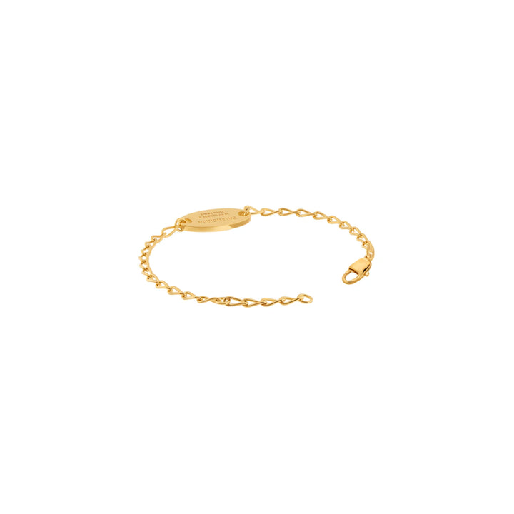 BALENCIAGA EVERYDAY BRACELET IN GOLD