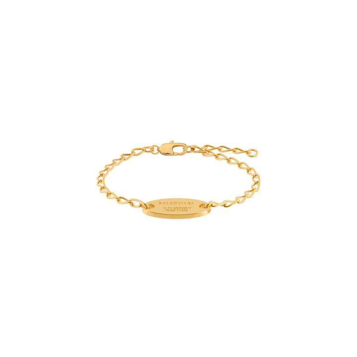 BALENCIAGA EVERYDAY BRACELET IN GOLD